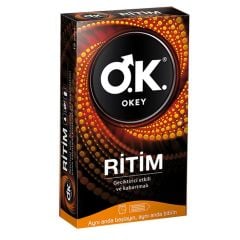 OKEY RİTİM PREZERVATİF 10 ADETLİ