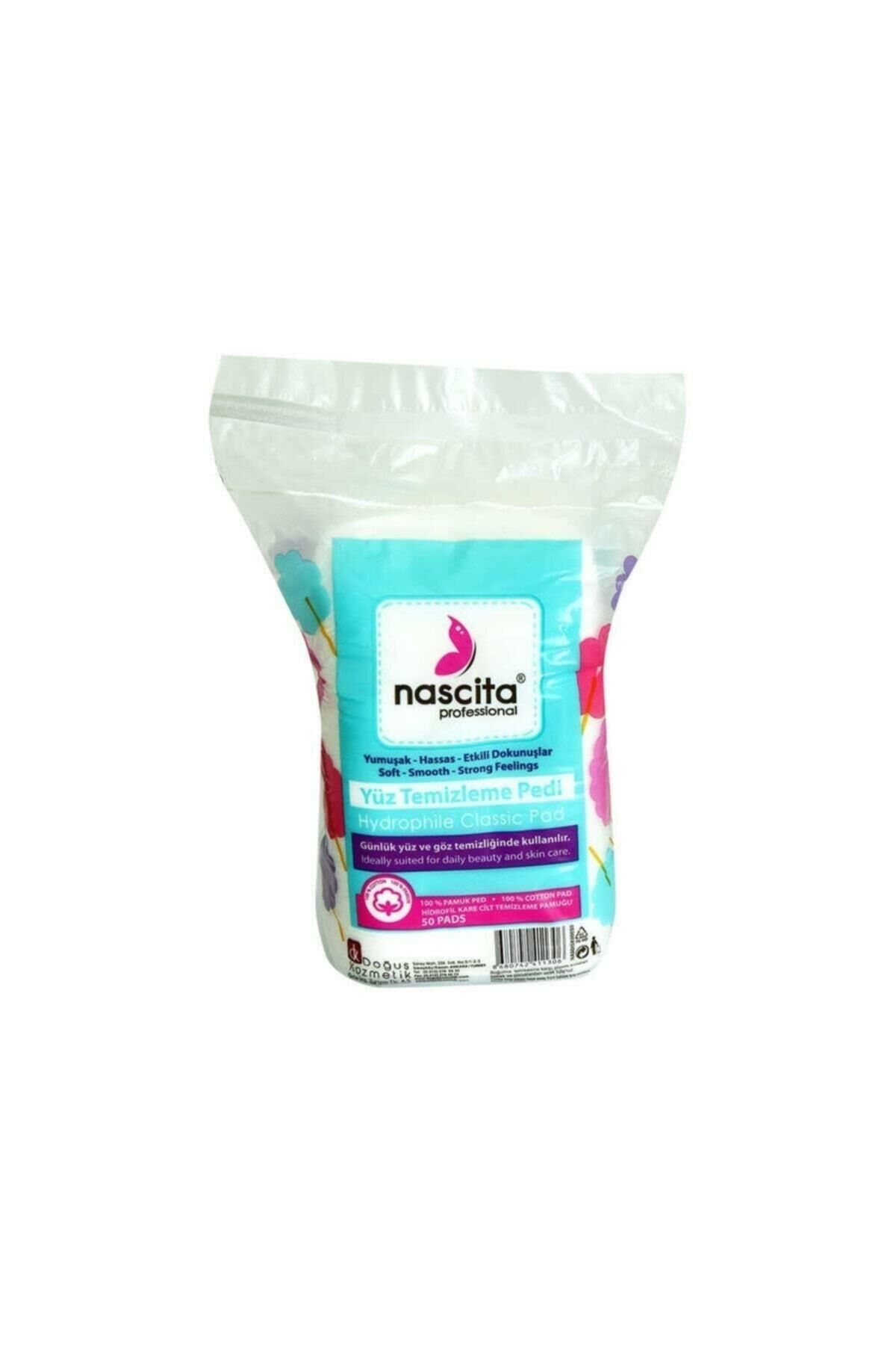 NASCİTA YÜZ TEMİZLEME PEDİ 50 ADET Lİ