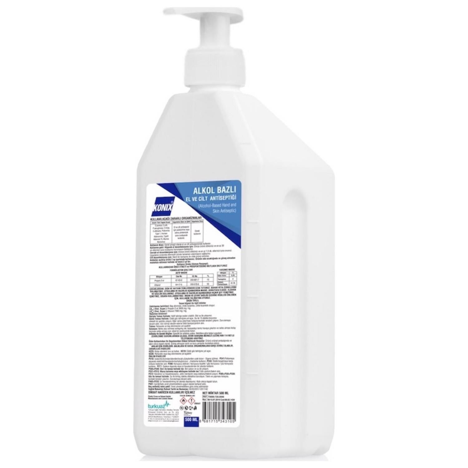 KONİX ALKOL BAZLI EL VE CİLT ANTİSEPTİĞİ 1000ML