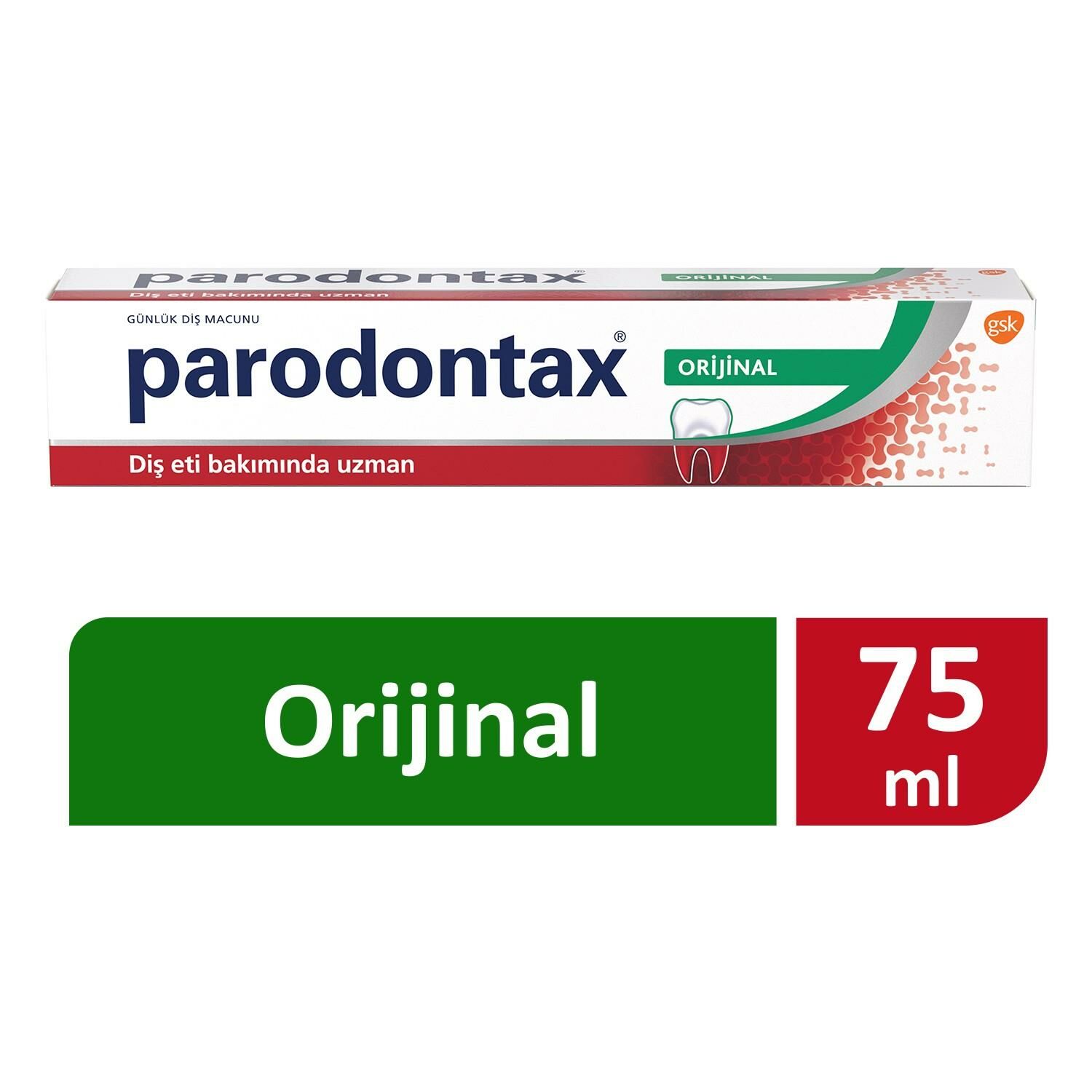 PARODONTAX ORİJİNAL DİŞ MACUNU 75 ML