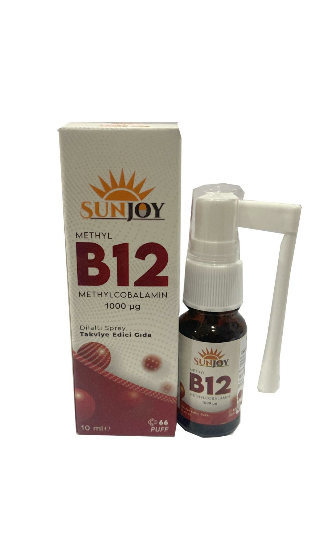SUNJOY METHYL B12 10 ML TAKVİYE EDİCİ DİLALTI SPREY  ( GÜNEY )
