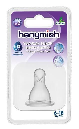 Hanymish 461 Silikon Biberon Emziği No:2