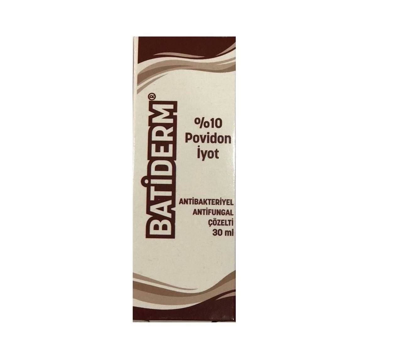 BATİDERM ANTİSEPTİK ÇÖZELTİ 30 ML