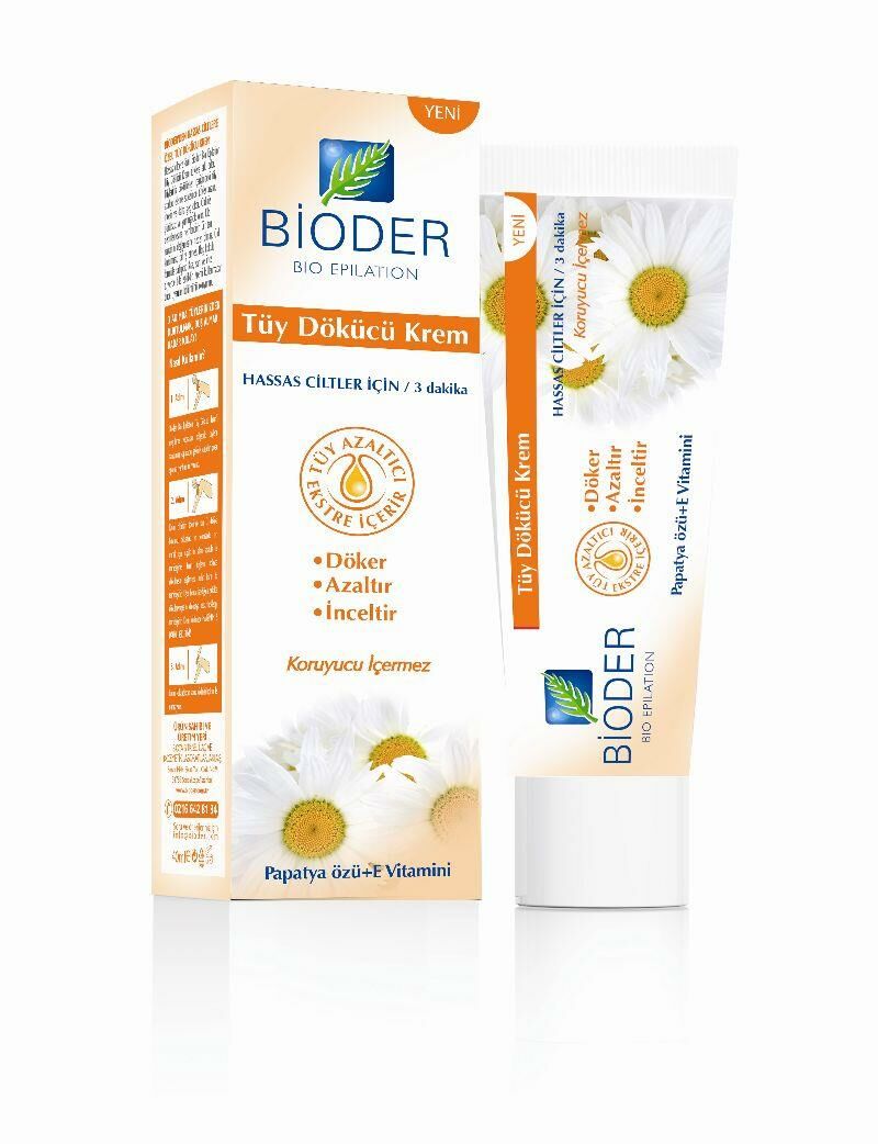 TÜY DÖKÜCÜ 40 ML KREM( HASSAS CİLTLER ) BİODER